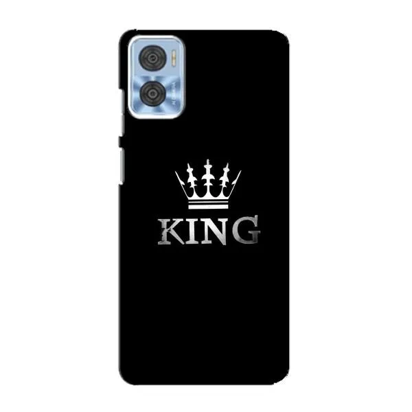 Чехол с принтом «KING» для Motorola MOTO E22