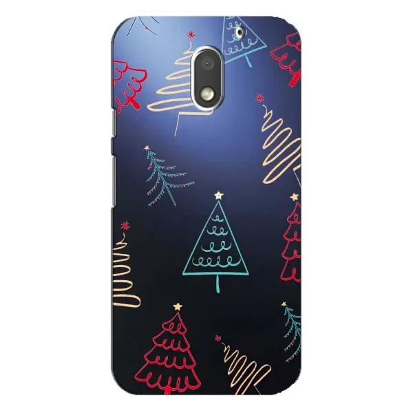 Чехол с принтом «Рождественские елки» для Motorola MOTO E3