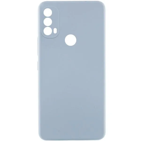 Чехол Silicone Cover Lakshmi Full Camera (AAA) для Motorola Moto E40 — Голубой — фото 1 Чехол Silicone Cover Lakshmi Full Camera (AAA) для Motorola Moto E40 — Голубой — фото 1