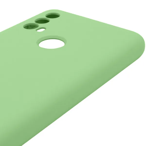 Чехол Silicone Cover Lakshmi Full Camera (AAA) для Motorola Moto E40 — Мятный — фото 4 Чехол Silicone Cover Lakshmi Full Camera (AAA) для Motorola Moto E40 — Мятный — фото 4