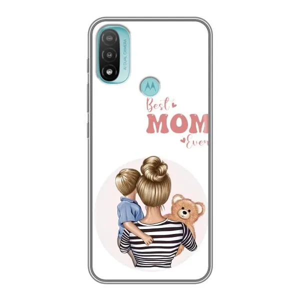 Чехол с принтом «Мама и сын» для Motorola MOTO E40
