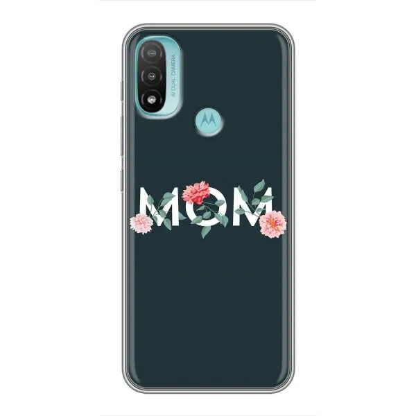 Чехол с принтом «Mom дизайн» для Motorola MOTO E40