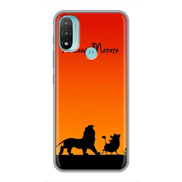 Чехол с принтом «Акуна Матата закат» для Motorola MOTO E40