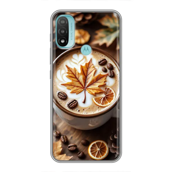 Чохол з принтом «Пряна кава» для Motorola MOTO E40 Чохол з принтом «Пряна кава» для Motorola MOTO E40