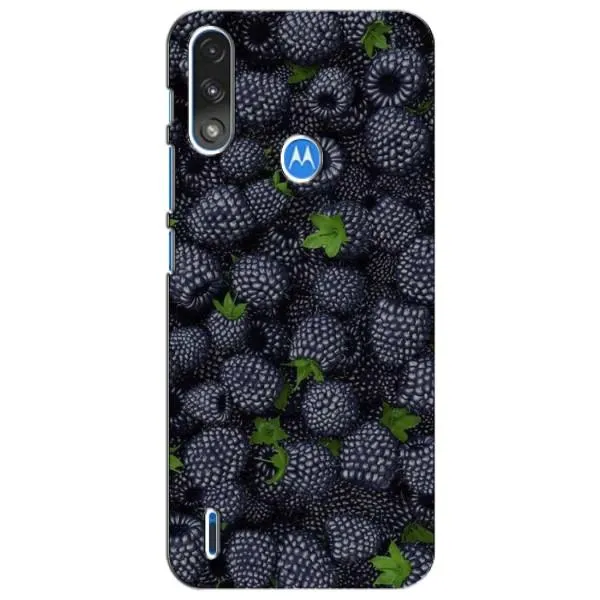 Чехол с принтом «Ежевика» для Motorola E7 Power