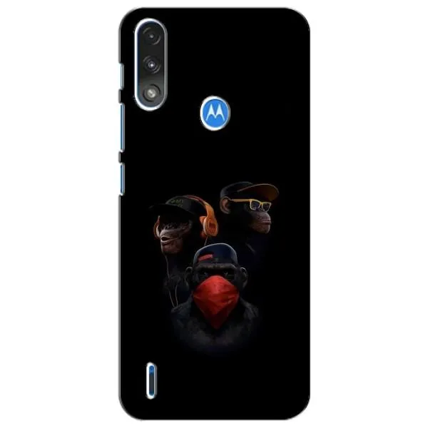 Чехол с принтом «Три обезьяны» для Motorola E7 Power