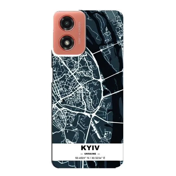 Чехол с принтом «Киев» для Motorola MOTO G04