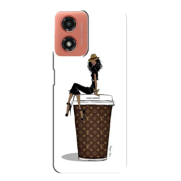 Чехол с принтом «кофе LOUIS VUITTON» для Motorola MOTO G04 Чехол с принтом «кофе LOUIS VUITTON» для Motorola MOTO G04