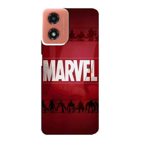 Чехол с принтом «MARVEL» для Motorola MOTO G04 Чехол с принтом «MARVEL» для Motorola MOTO G04
