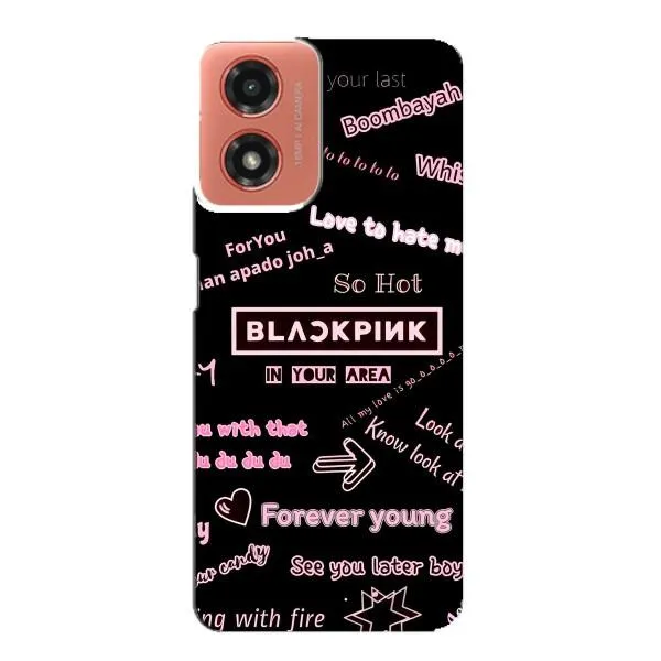 Чехол с принтом «BLACKPINK» для Motorola MOTO G04