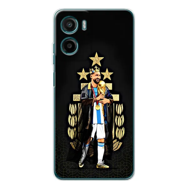 Чехол с принтом «Месси Король» для Motorola Moto G05 Чехол с принтом «Месси Король» для Motorola Moto G05