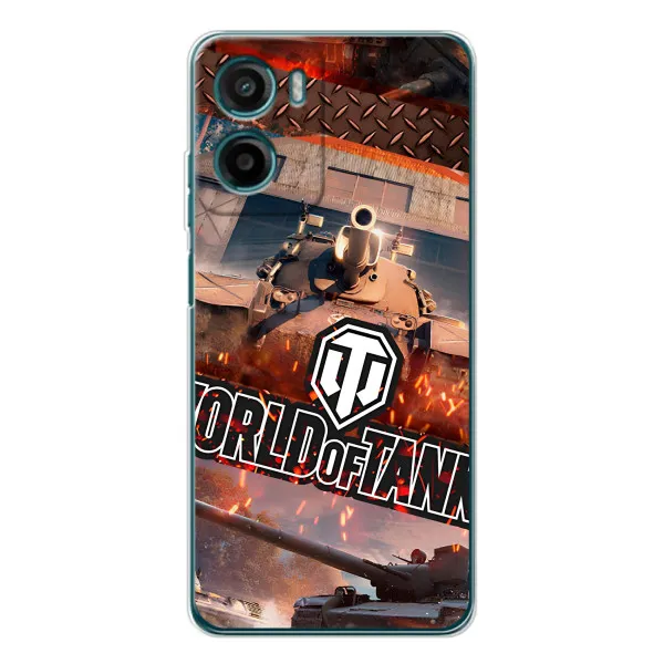 Чохол з принтом «World of Tanks» для Motorola Moto G05 Чохол з принтом «World of Tanks» для Motorola Moto G05