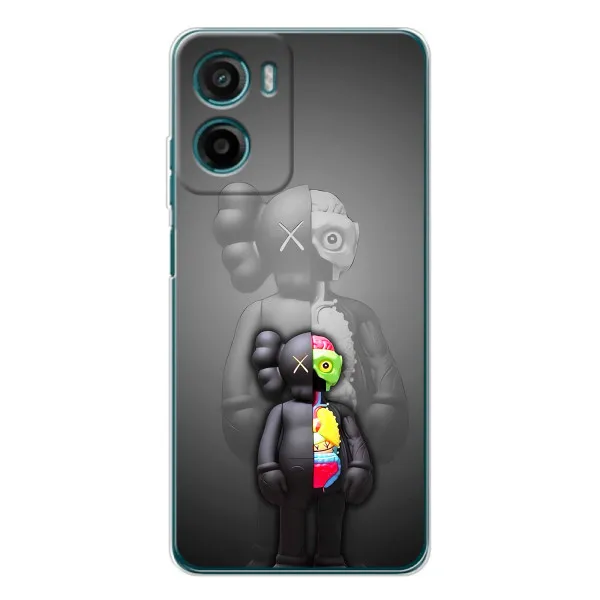 Чехол с принтом «Тело Bearbrick» для Motorola Moto G06 Power
