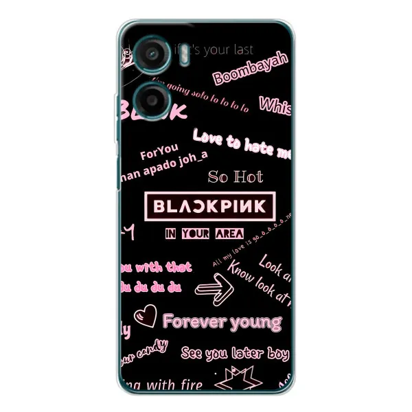 Чехол с принтом «BLACKPINK» для Motorola Moto G06 Power