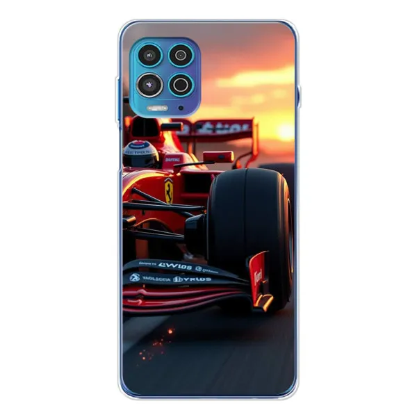 Чехол с принтом «Макларен на закате» для Motorola MOTO G100 Pro