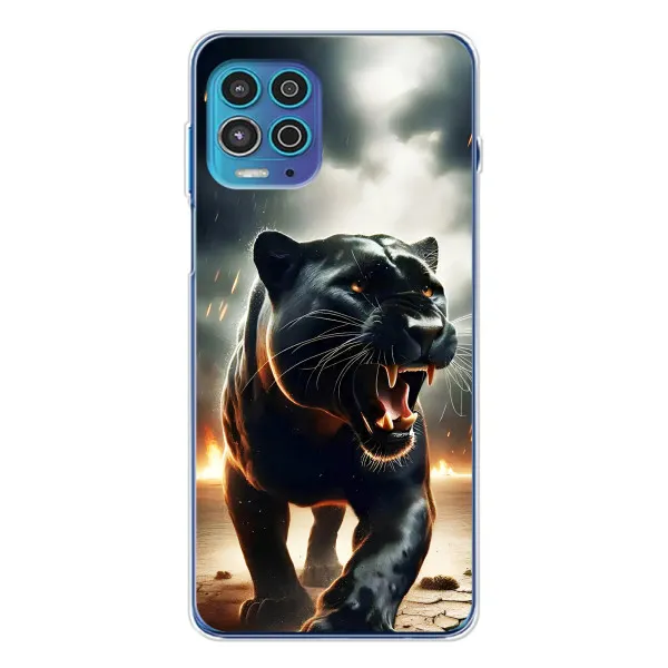 Чехол с принтом «Черная пантера» для Motorola MOTO G100 Pro