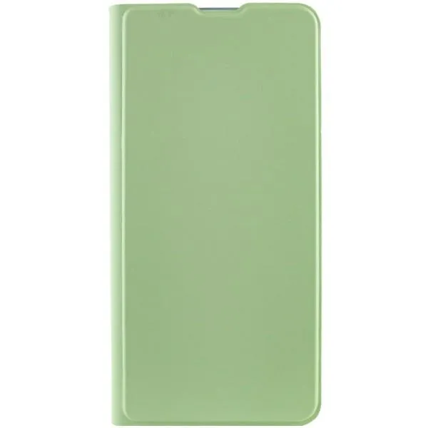 Кожаный чехол-книжка GETMAN Elegant (PU) для Motorola Moto G14 — Мятный — фото 1