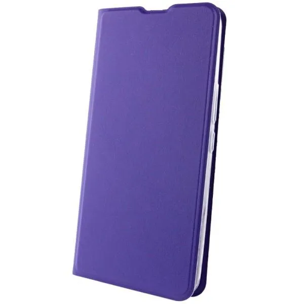 Кожаный чехол-книжка GETMAN Elegant (PU) для Motorola Moto G14 — Фиолетовый — фото 2
