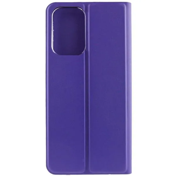 Кожаный чехол-книжка GETMAN Elegant (PU) для Motorola Moto G14 — Фиолетовый — фото 3