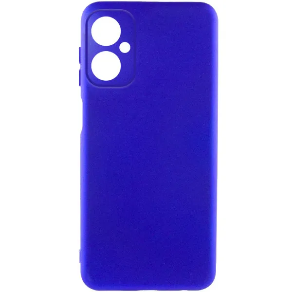 Чехол Silicone Cover Ummi Lakshmi Full Camera (AA) для Motorola Moto G14 — Синий — фото 1