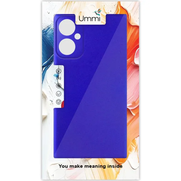 Чехол Silicone Cover Ummi Lakshmi Full Camera (AA) для Motorola Moto G14 — Синий — фото 2