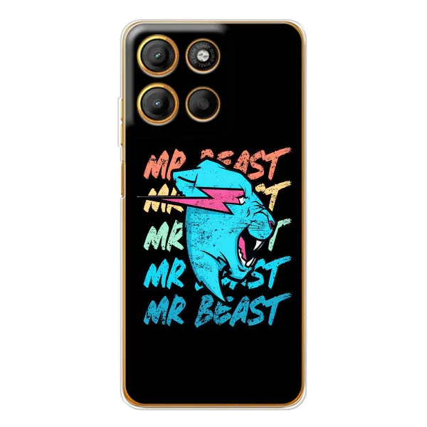 Чехол с принтом «logo Mr beast» для Motorola Moto G15 Power