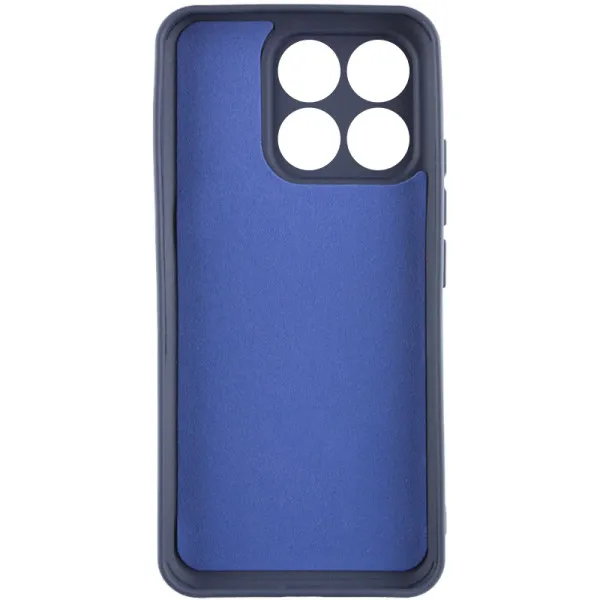 Чехол TPU GETMAN Liquid Silk Full Camera для Motorola Moto G15 4G / G15 Power / G17 / G17 Power — Синий — фото 2