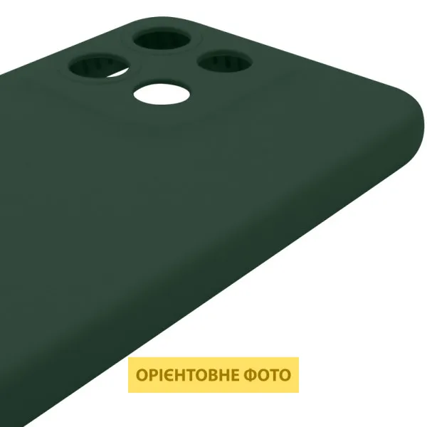 Чехол Silicone Cover Lakshmi Full Camera (AAA) для Motorola Moto G15 4G — Зеленый — фото 1