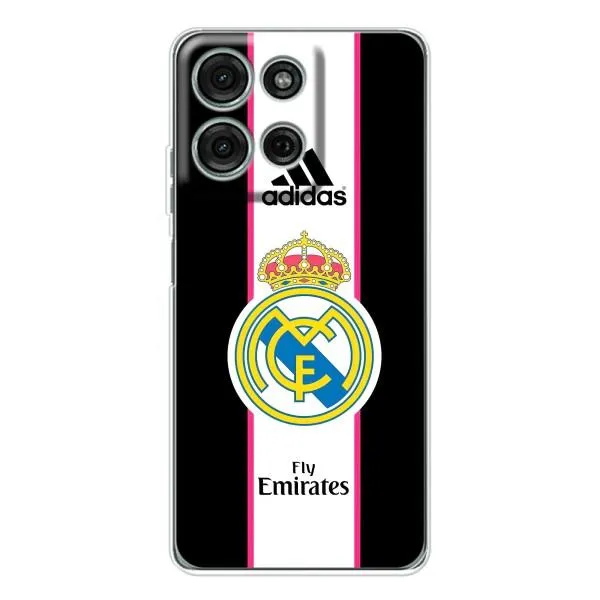 Чехол с принтом «лого Real Madrid» для Motorola Moto G15 Чехол с принтом «лого Real Madrid» для Motorola Moto G15