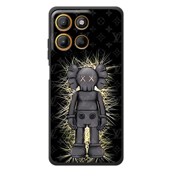 Чехол с принтом «Bearbrick LV» для Motorola Moto G17 Power