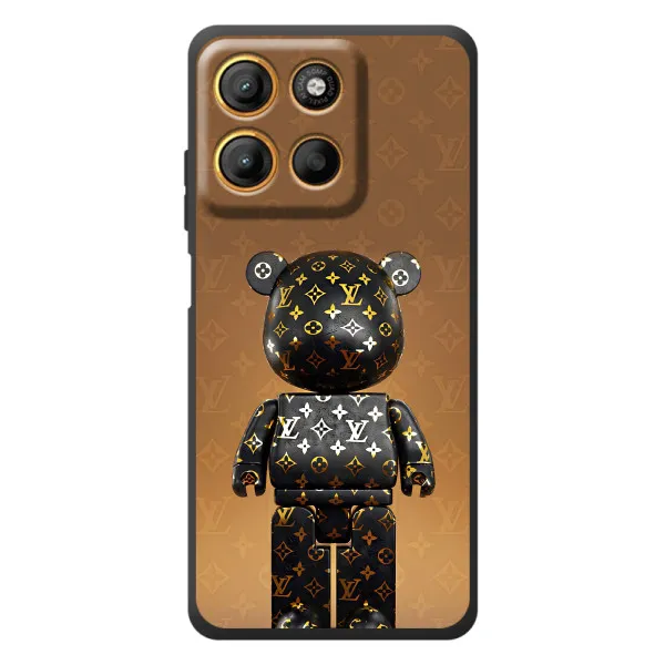 Чехол с принтом «Bearbrick» для Motorola Moto G17 Power