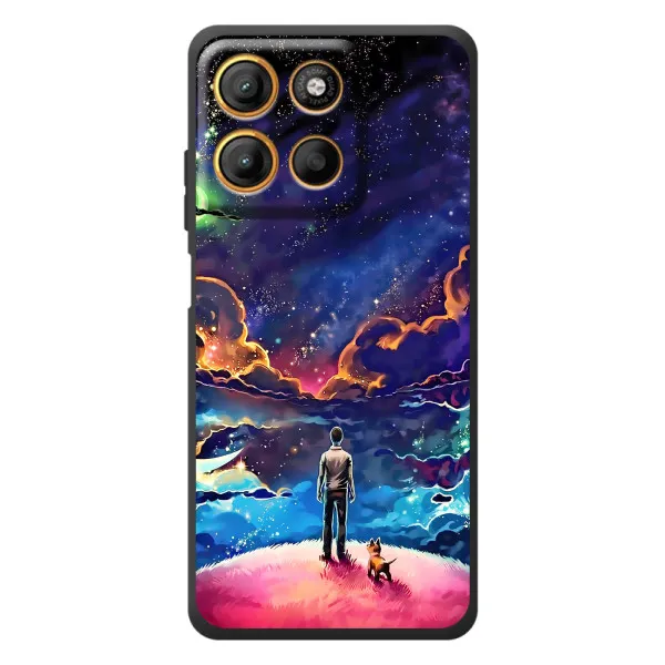 Чехол с принтом «Галактический вид» для Motorola Moto G17 Power