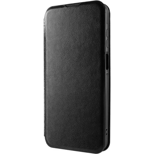 Кожаный чехол-книжка Belora для Motorola Moto G17 — Черный — фото 1 Кожаный чехол-книжка Belora для Motorola Moto G17 — Черный — фото 1
