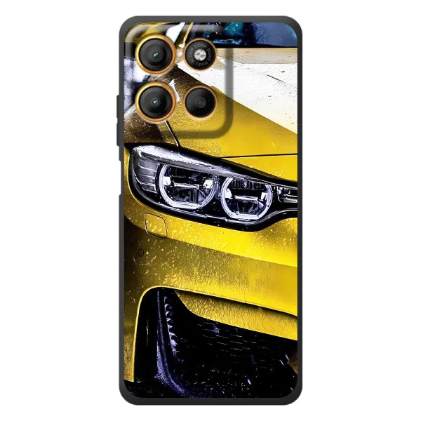 Чехол с принтом «Желтая машина» для Motorola Moto G17 Чехол с принтом «Желтая машина» для Motorola Moto G17