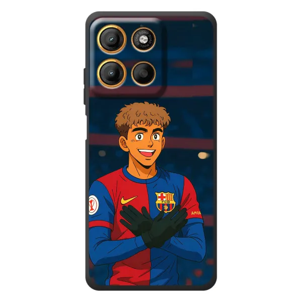 Чехол с принтом «Футболист Ямаль» для Motorola Moto G17
