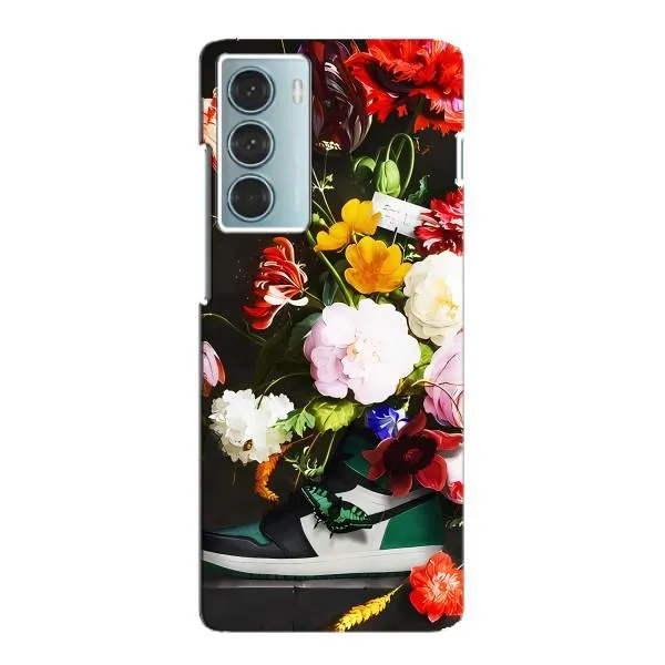 Чехол с принтом «Nike цветы» для Motorola MOTO G200