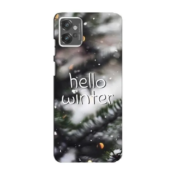 Чехол с принтом «Hello winter» для Motorola MOTO G23 Чехол с принтом «Hello winter» для Motorola MOTO G23