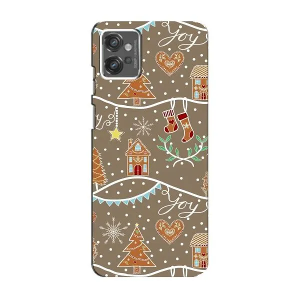 Чехол с принтом «Новогодние пряники» для Motorola MOTO G23 Чехол с принтом «Новогодние пряники» для Motorola MOTO G23