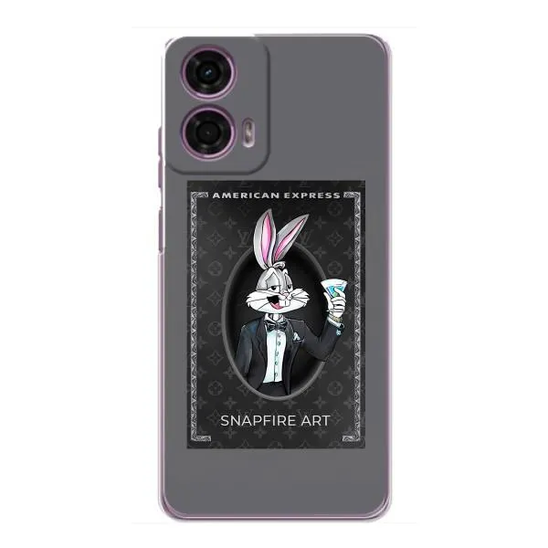 Чехол с принтом «Бакс Бани LV» для Motorola MOTO G24 Power