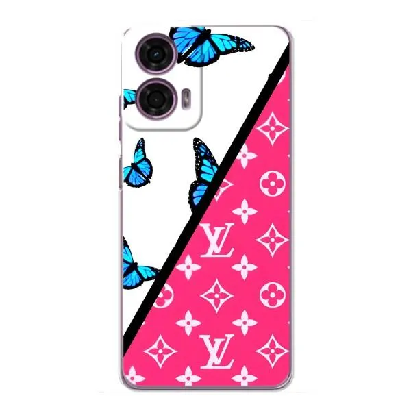 Чехол с принтом «Мода LV» для Motorola MOTO G24 Power