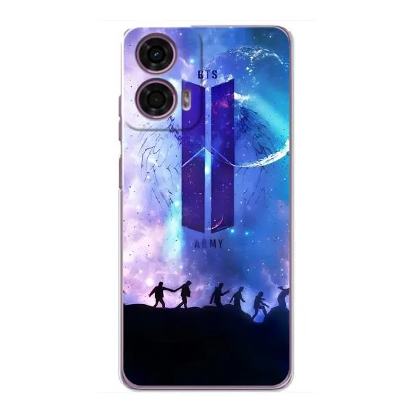 Чехол с принтом «Army BTS» для Motorola MOTO G24 Power