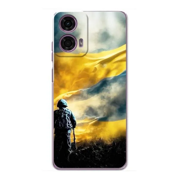 Чохол з принтом «Війна» для Motorola MOTO G24 Power