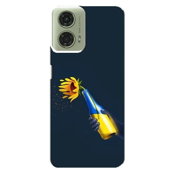 Чехол с принтом «Коктейль молотова» для Motorola MOTO G24