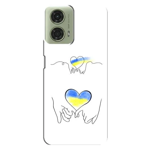 Чехол с принтом «Мир Украине» для Motorola MOTO G24