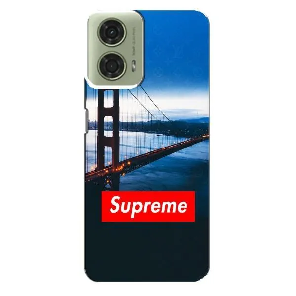 Чехол с принтом «Стиль Supreme» для Motorola MOTO G24 Чехол с принтом «Стиль Supreme» для Motorola MOTO G24