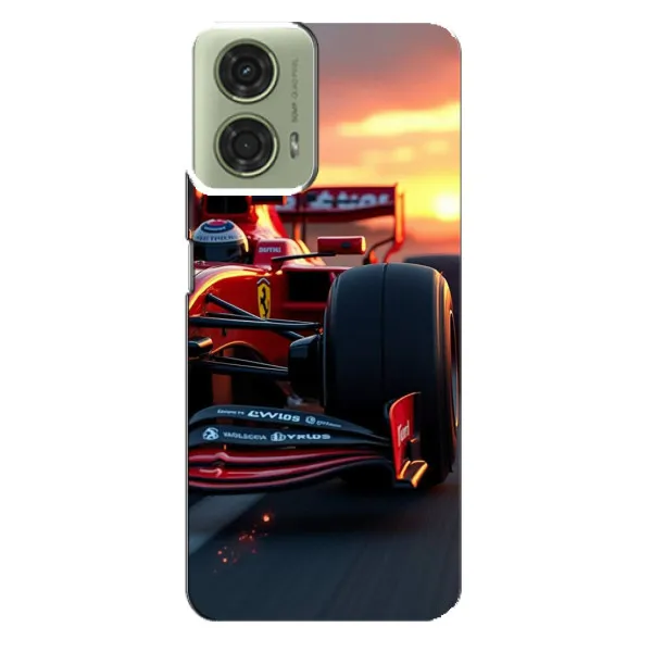 Чехол с принтом «Макларен на закате» для Motorola MOTO G24