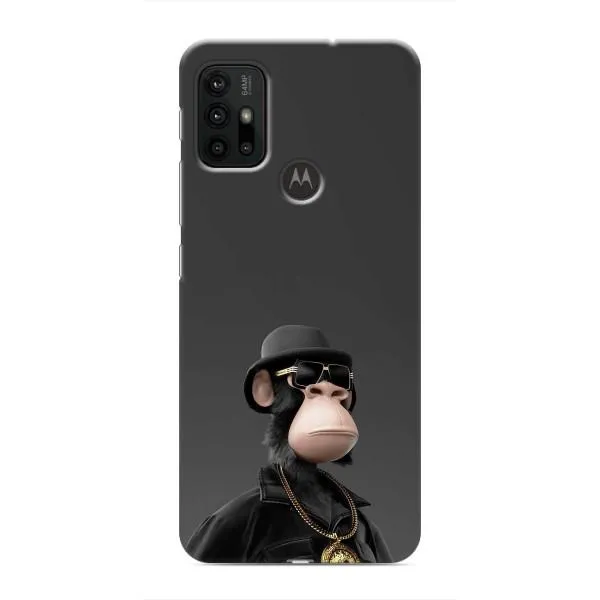 Чехол с принтом «Обезьяна NFT» для Motorola MOTO G30