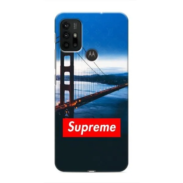 Чехол с принтом «Стиль Supreme» для Motorola MOTO G30 Чехол с принтом «Стиль Supreme» для Motorola MOTO G30