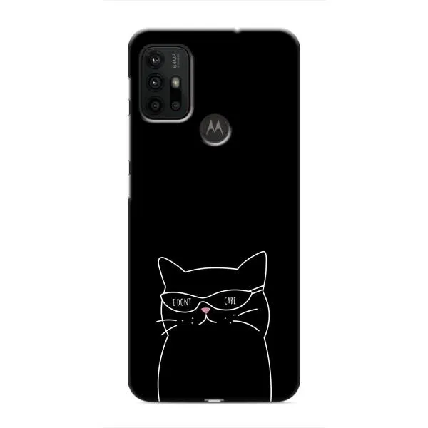 Чехол с принтом «Равнодушный кот» для Motorola MOTO G30 Чехол с принтом «Равнодушный кот» для Motorola MOTO G30