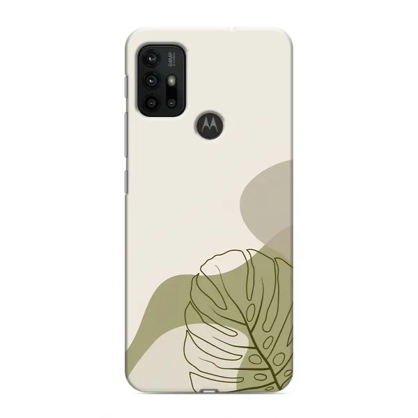 Чехол с принтом «Зеленая монстера дизайн» для Motorola MOTO G30 Чехол с принтом «Зеленая монстера дизайн» для Motorola MOTO G30